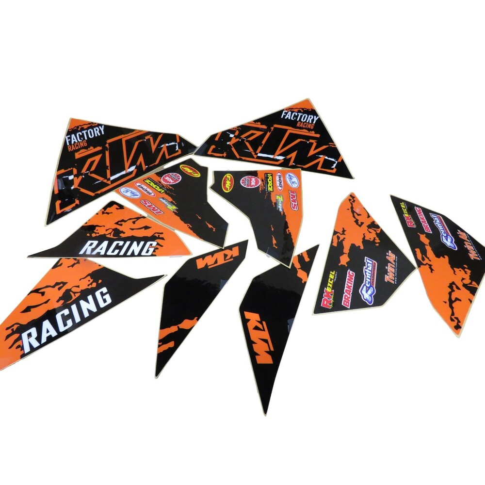 KTM Custom MX Vinyl Graphics Decal Sticker Kit OEM Not Sure What Model
